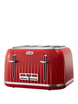 Breville Impressions Vtt783 Red 4-Slice Toaster